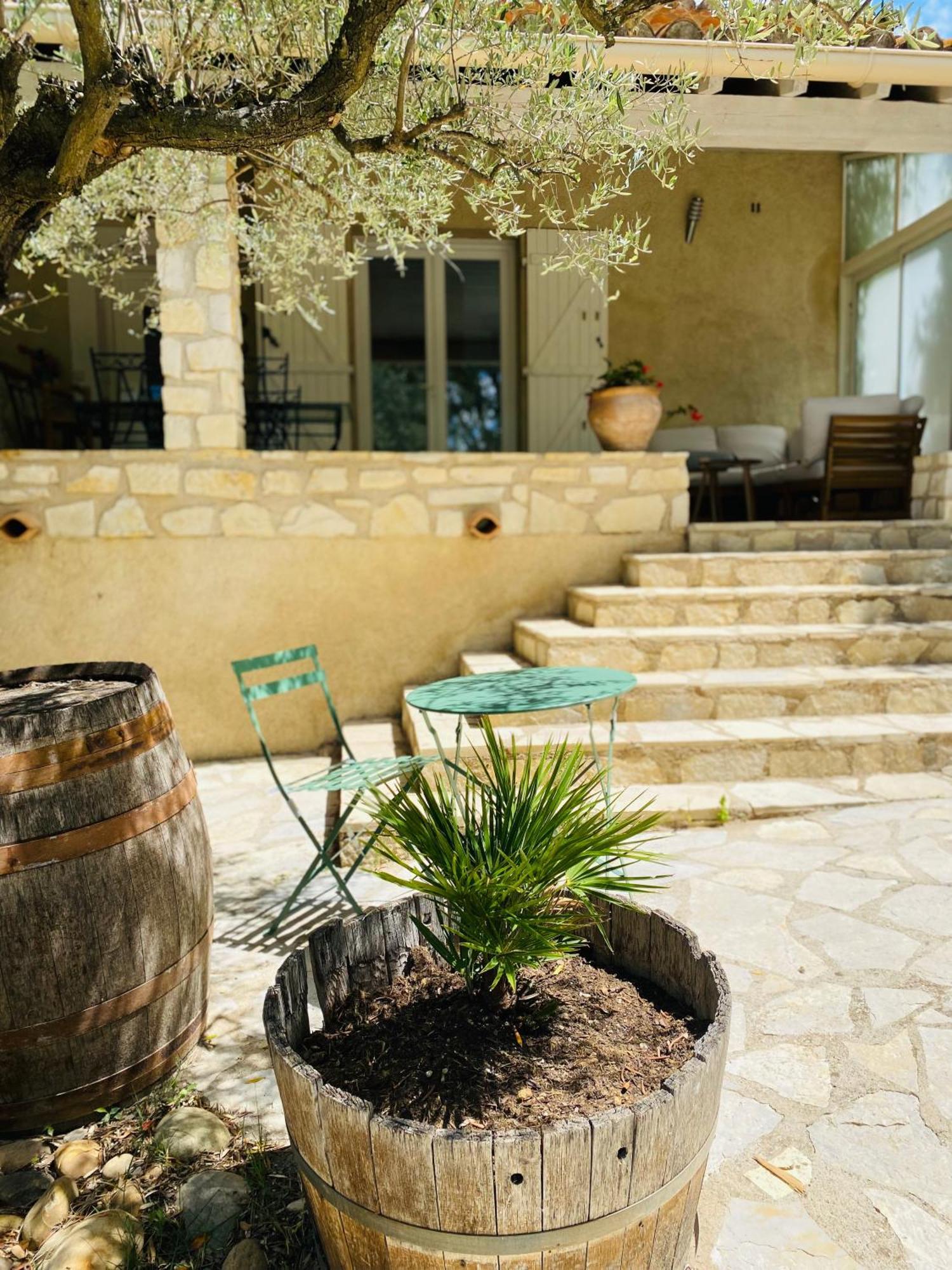 Magnifique Villa Typique Du Sud Avec Piscine Privee Et Jardin Mediterraneen Saint-Vincent-de-Barbeyrargues Экстерьер фото